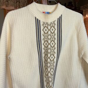 Vintage MK Today Sweater Mens Medium Cottage Core Grandma Grandpa 70’s Classic